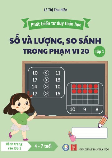 Bìa Tập 1: Số và lượng, so sánh trong phạm vi 20
